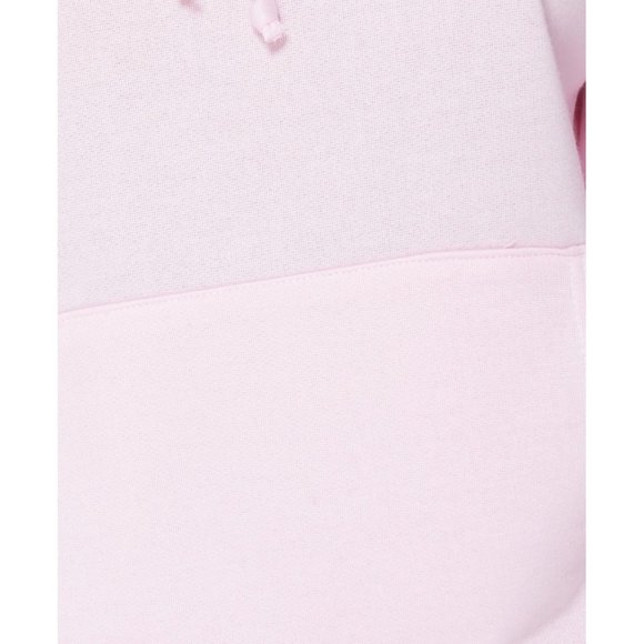 Pink Oversized Draw String Hooded Sweatshirt - Picture 7 of 8